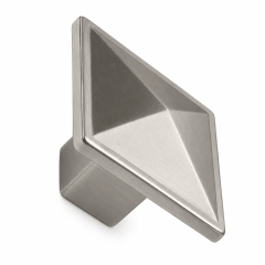 in.1914.08 Hexa Saten mobilya düğme kulp mobilya düğmesi saten nikel | cabinet knob furniture knob satin nickel brushed nickel MIA