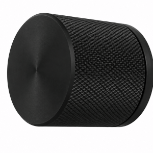 in.1801.04 Knur Mat Siyah Kapı Tokmağı. kapı aksesuarı mat siyah | door accessory door stopper door knob matte black flat black MIA