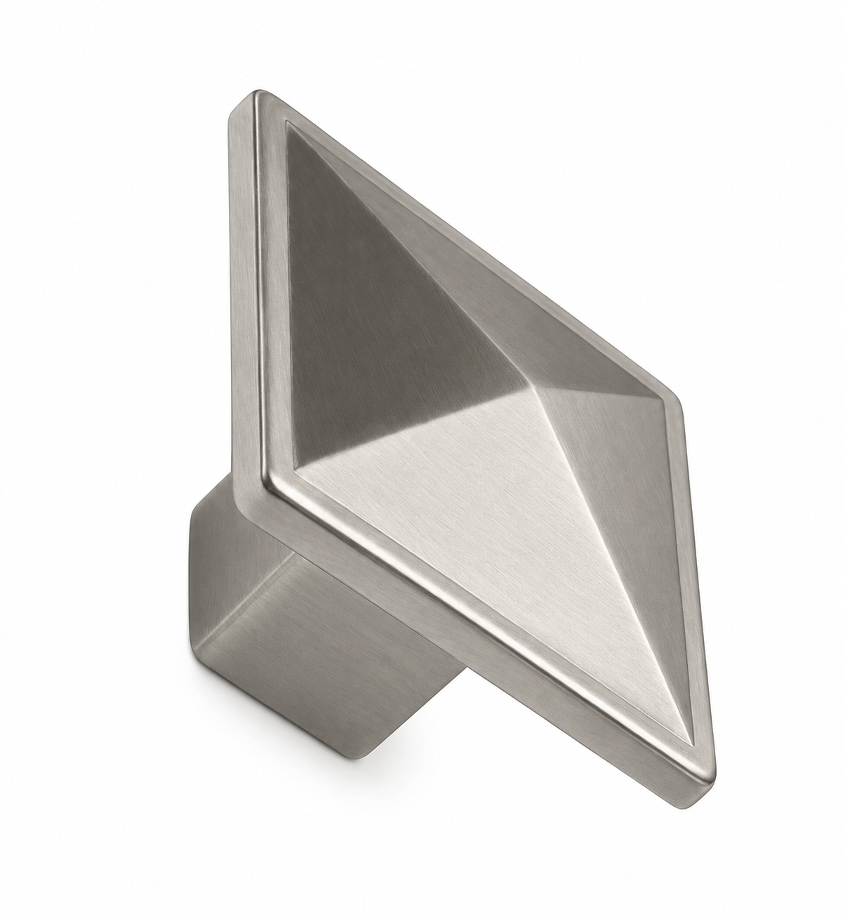 in.1914.08 Hexa Saten mobilya düğme kulp mobilya düğmesi saten nikel | cabinet knob furniture knob satin nickel brushed nickel MIA