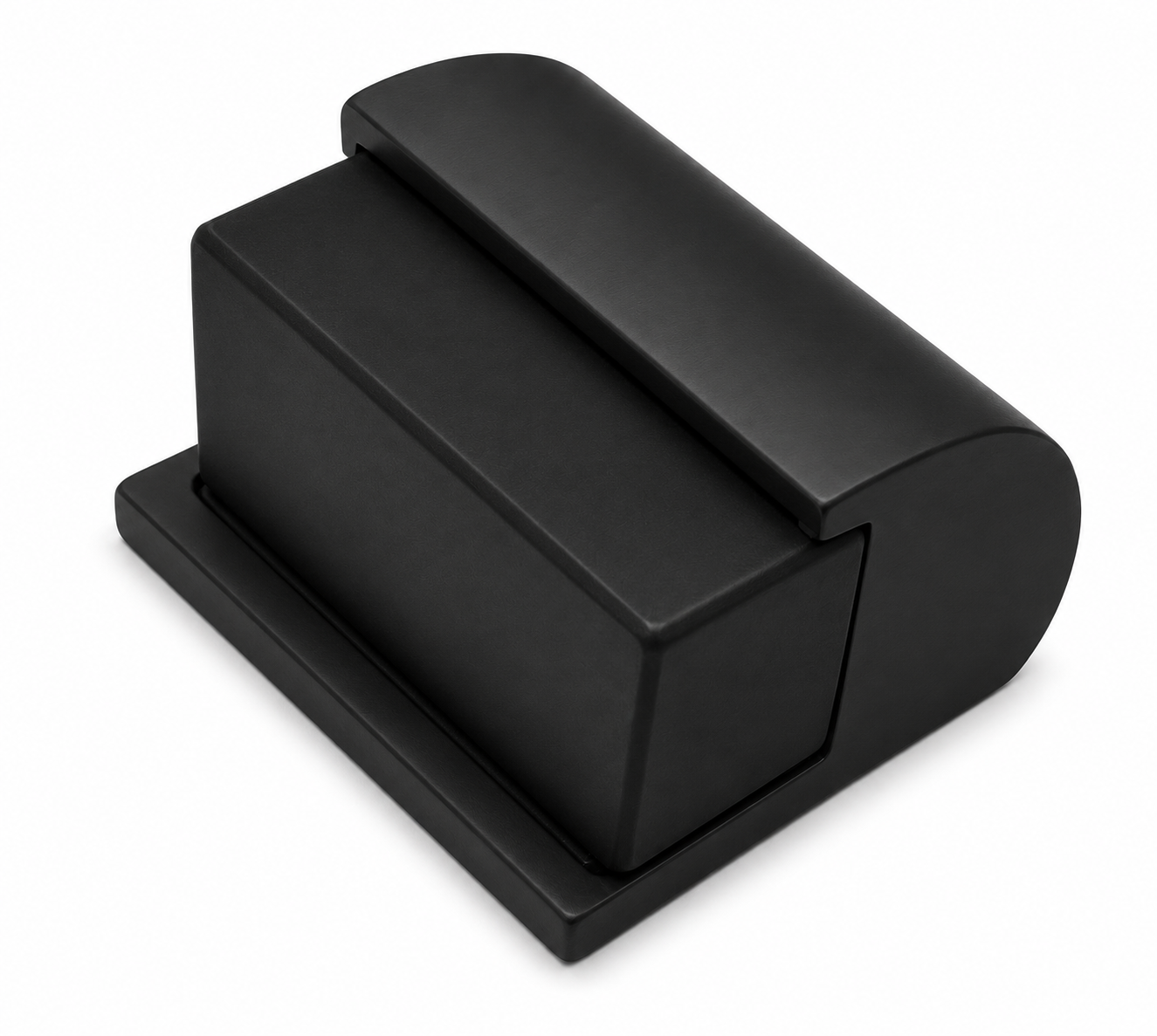 in.1805.04 Oval Mat Siyah Stoper kapı aksesuarı mat siyah | door accessory door stopper door knob matte black flat black MIA