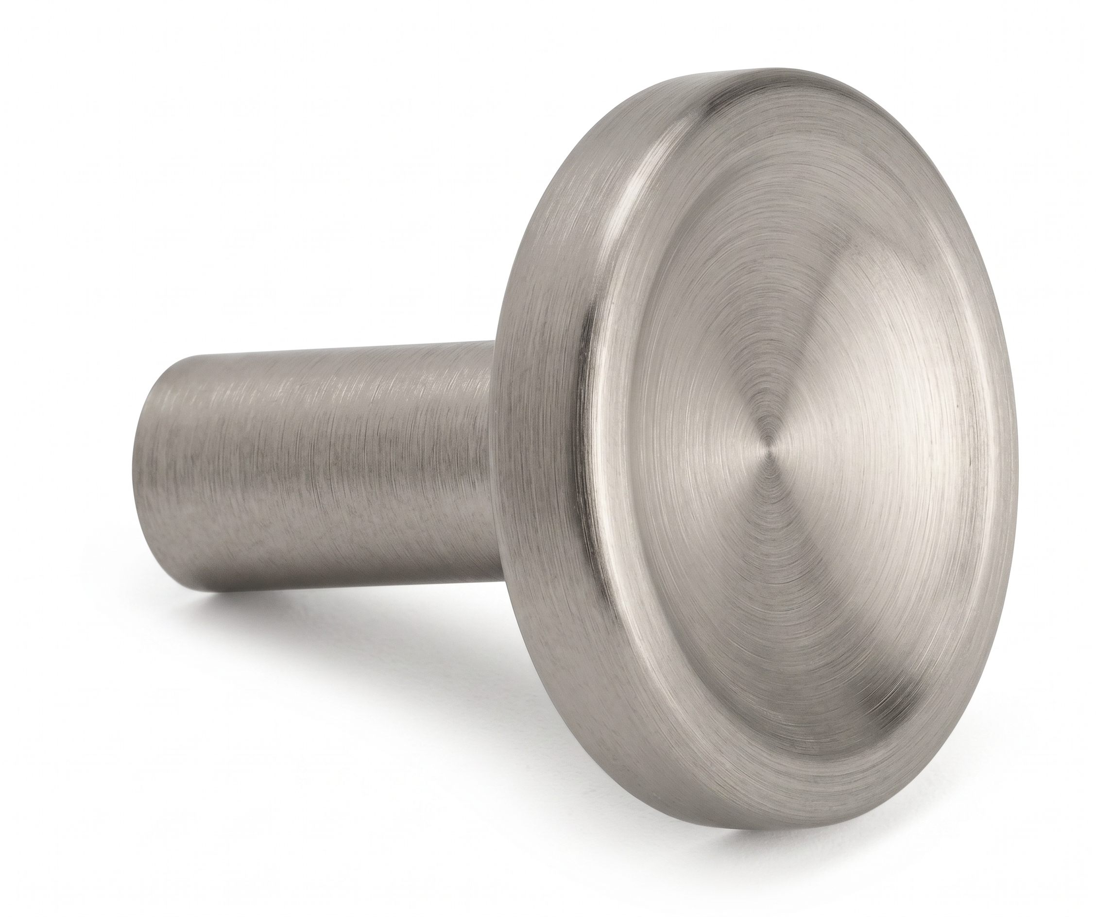 in.1915.08 Luna Saten mobilya düğme kulp mobilya düğmesi saten nikel | cabinet knob furniture knob satin nickel brushed nickel MIA