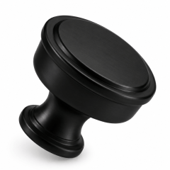 in.1916.04 Nova Mat Siyah mobilya düğme kulp mobilya düğmesi mat siyah | cabinet knob furniture knob matte black flat black MIA