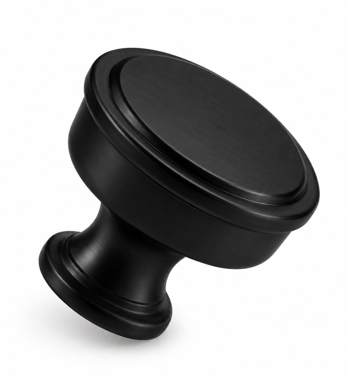 in.1916.04 Nova Mat Siyah mobilya düğme kulp mobilya düğmesi mat siyah | cabinet knob furniture knob matte black flat black MIA