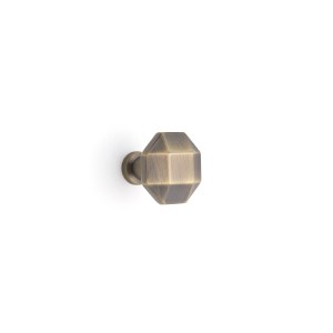 in.1908.20 Prisma Antik mobilya düğme kulp mobilya düğmesi antik bronz | cabinet knob furniture knob antique bronze aged brass MIA
