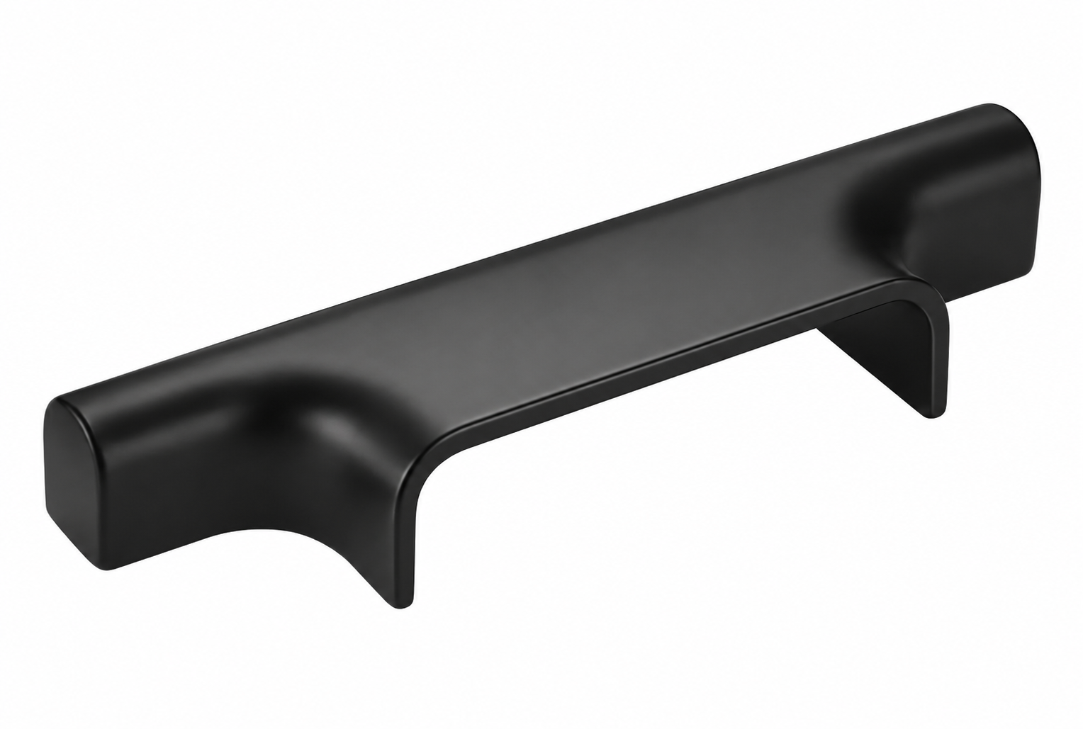 in.1913.04 Aura Mat Siyah Modern Tas Kulp 128mm mobilya kulbu mat siyah | furniture handle cabinet pull matte black flat black MIA