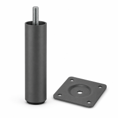 in.1972.32 Orbit 15cm Antrasit Mobilya Ayağı mobilya ayağı antrasit | furniture leg cabinet leg anthracite dark grey MIA