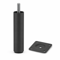 in.1972.04 Orbit 15cm Mat Siyah Mobilya Ayağı mobilya ayağı mat siyah | furniture leg cabinet leg matte black flat black MIA