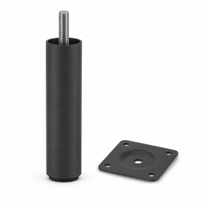 in.1972.04 Orbit 15cm Mat Siyah Mobilya Ayağı mobilya ayağı mat siyah | furniture leg cabinet leg matte black flat black MIA